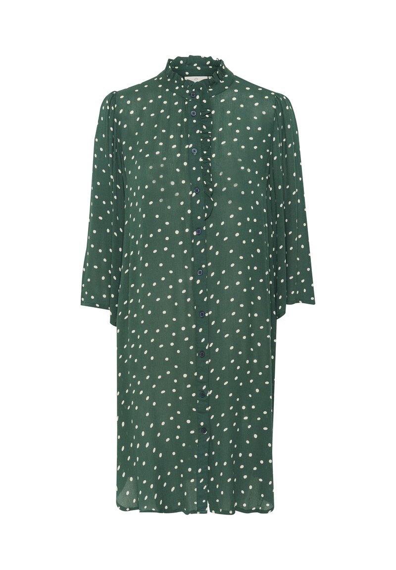 green dresses for hoco & Other Stories Blue Polka Dot Midi Dress size 8 – Follow The Clothes