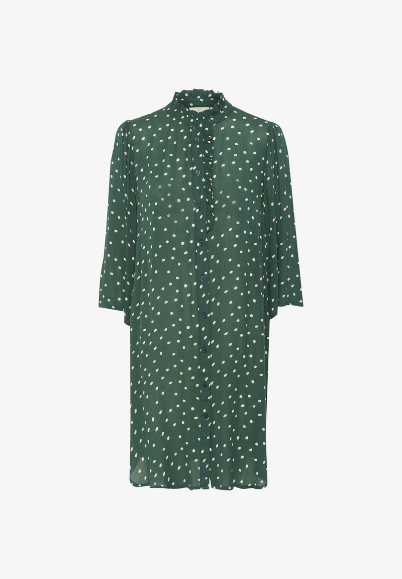 Kaffe KAVINNI AMBER - Shirt dress - green turtledove dot/green - Zalando.ie Kaffe KAVINNI AMBER - Shirt dress - green turtledove dot/green - Zalando.ie