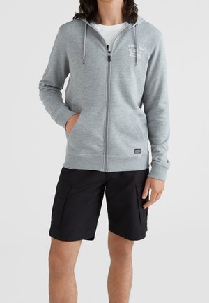 Hoodie - mottled grey