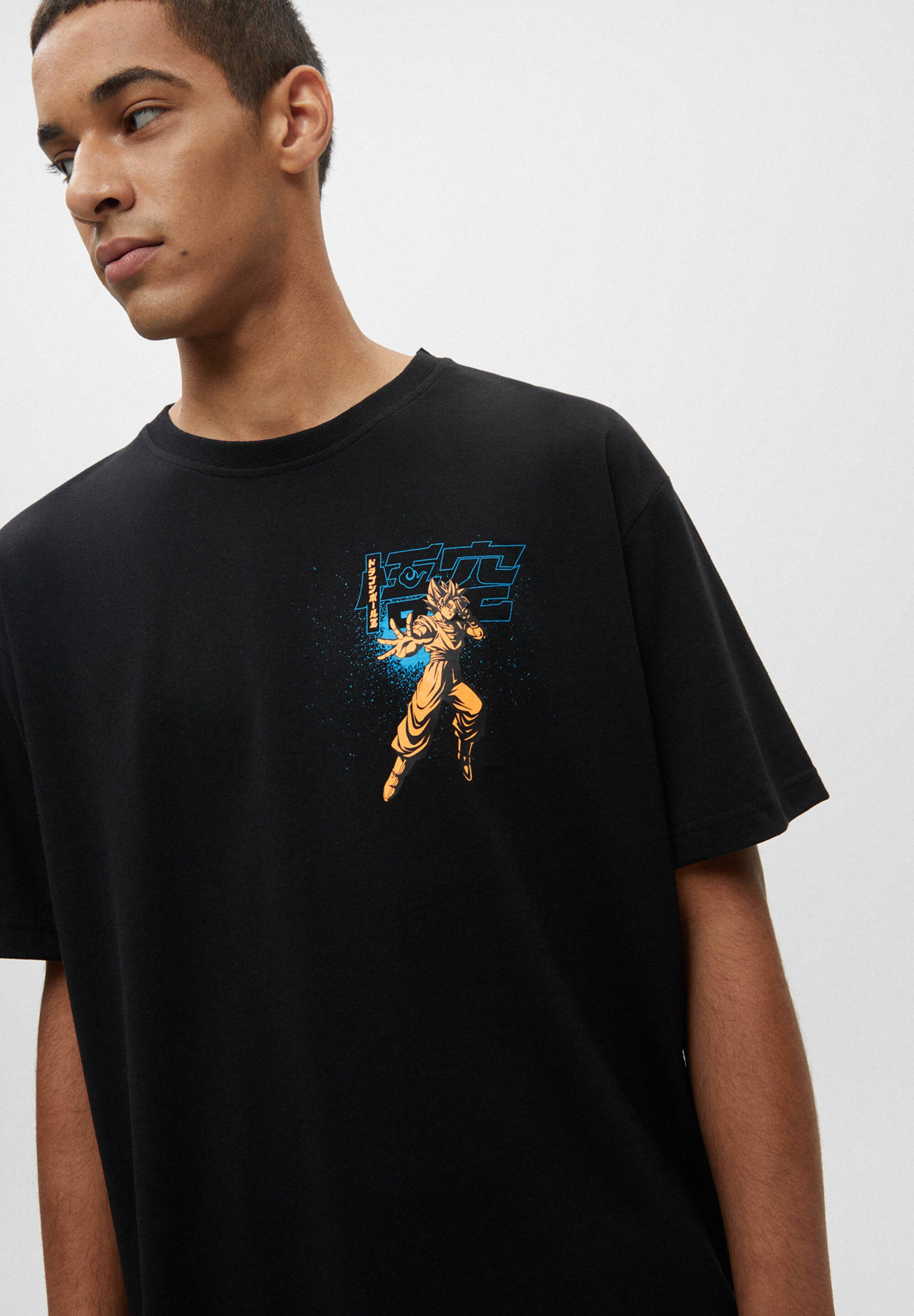 pull and bear dragon ball shirt
