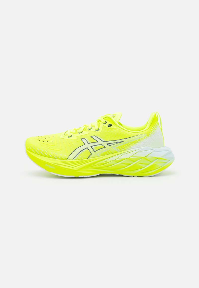 ASICS NOVABLAST 4 - Zapatillas running asfalto - safety yellow/cool grey