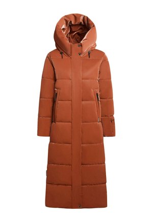 SOULANI SHINY - Wintermantel - sienna brown