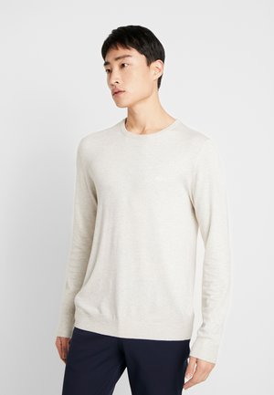 ROUND NECK  - Striktrøje - off white melange