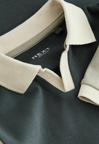 Next REVERE COLLAR SHORT SLEEVE  - Pólóing - charcoal grey