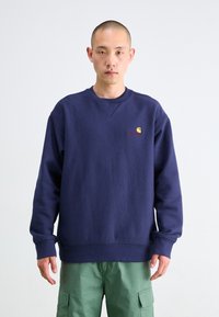Carhartt WIP AMERICAN SCRIPT - Sudadera - air force blue