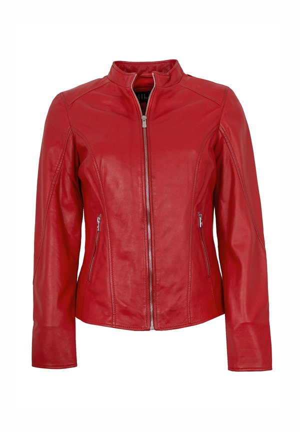 FULYA - Lederjacke - rot