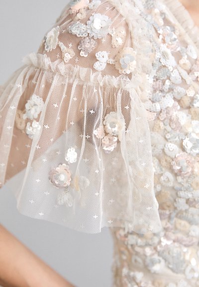 Needle & Thread SEQUIN PARADISE - Společenské šaty - cream