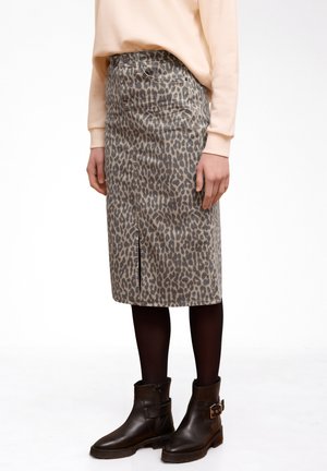 MIDI - Denimnederdele - beige