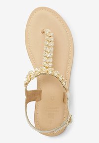 Next FOREVER COMFORT® JEWEL TOE POST SANDALS - Sandale cu baretă între degete - gold