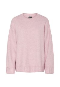 PCORLY O-NECK OVERSIZE - Pulóver - dawn pink