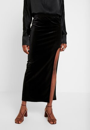 ADRIANA SKIRT - Długa spódnica - black
