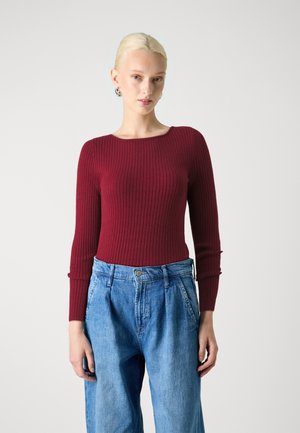 ONLY ONLIBI - Strickpullover - cabernet