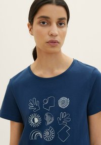 TOM TAILOR T-shirt imprimé - midnight sail