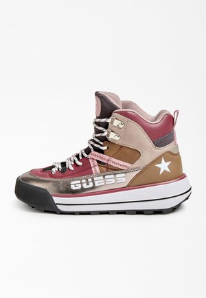 Schnürstiefelette - light pink