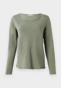 Pikkade varrukatega topp - desert sage