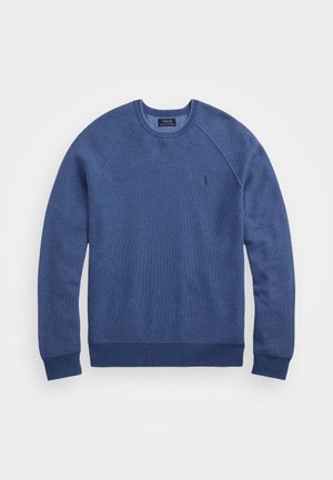 Polo Ralph Lauren TEXTURED COTTON CREWNECK SWEATER - Maglione - blue combo