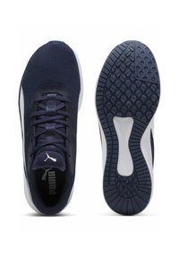 Puma NIGHT V3 - Scarpe da corsa su strada - navy white