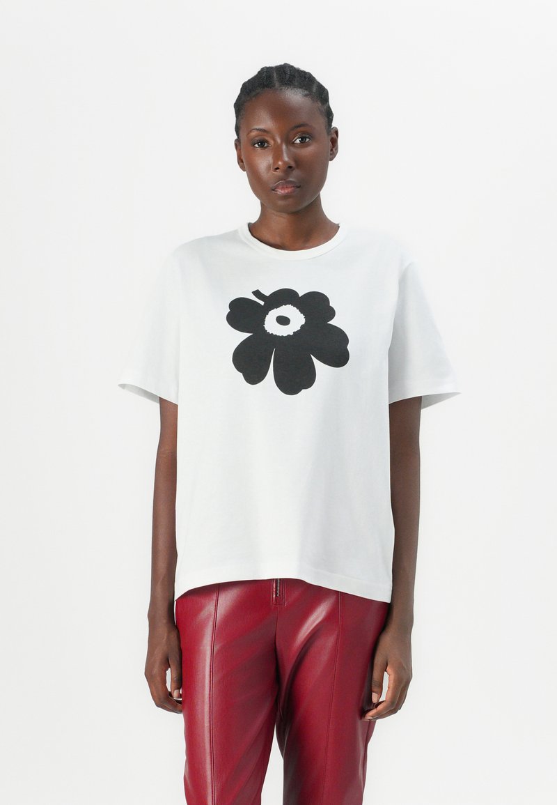 Marimekko - ERNA RELAXED - Print T-shirt - off white/black, Enlarge