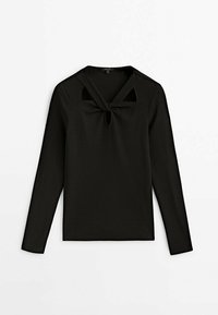 Massimo Dutti Strickpullover - black
