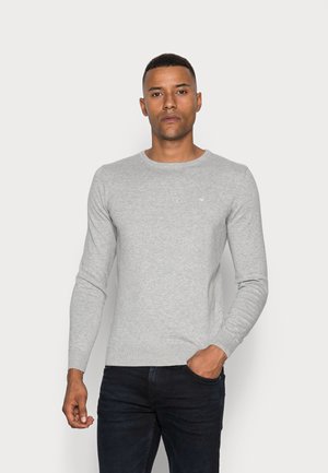 Strickpullover - light soft grey melange