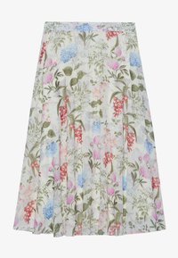 Pleated skirt - multi-coloured