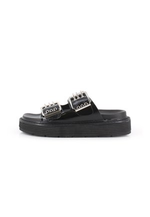 Mules de tacón - BLACK