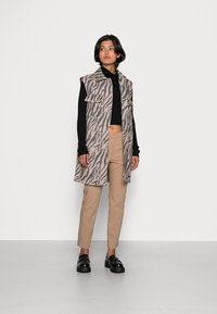 Even&Odd 2 PACK - Camisola - black/mottled dark brown
