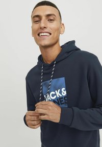 Jack & Jones Jersey con capucha - navy blazer
