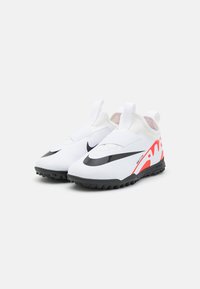 Nike Performance JR. MERCURIAL VAPOR 15 ACADEMY - Turf football boots - bright crimson/white/black