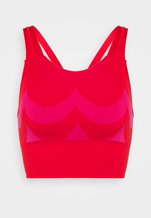 MARIMEKKO BRA - Light support sports bra - team real magenta/vivid red