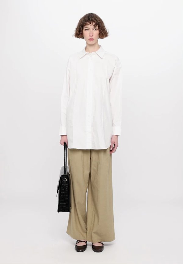 OVERSIZE PINTUCK SHIRT - Button-down blouse2