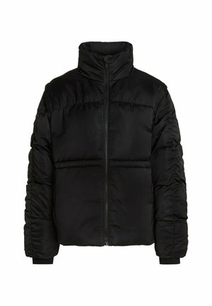 Karl Lagerfeld Jeans, KARL LAGERFELD JEANS JACKET RUCHED-SLEEVE PUFFER - Winterjacke - black