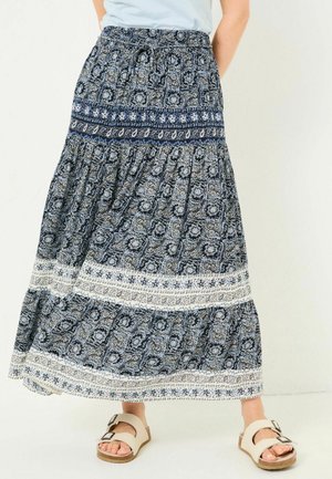 Maxi skirt - indigo blue inky