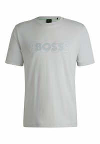 BOSS DROPNEEDLE - Printtipaita - light grey four