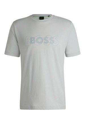 BOSS DROPNEEDLE - T-shirt print - light grey four