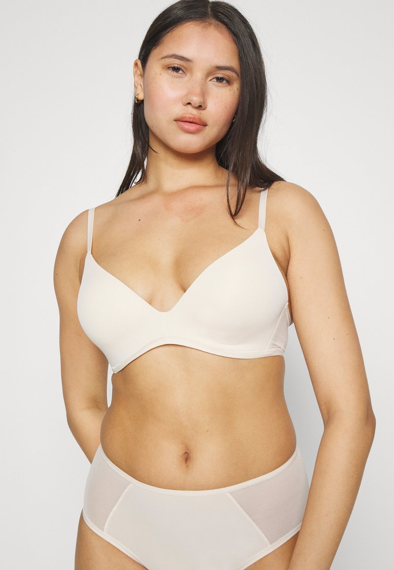 Comfortabele Beha Sloggi Ever Infused Aloë Bralette Dames - Superzachte Everyday Bh In Foggy Mauve, Maat L Ever Infused Aloë Bralette Foggy Mauve