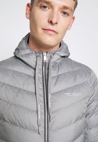 Armani Exchange JACKET - Casaco de penas - melange grey/navy