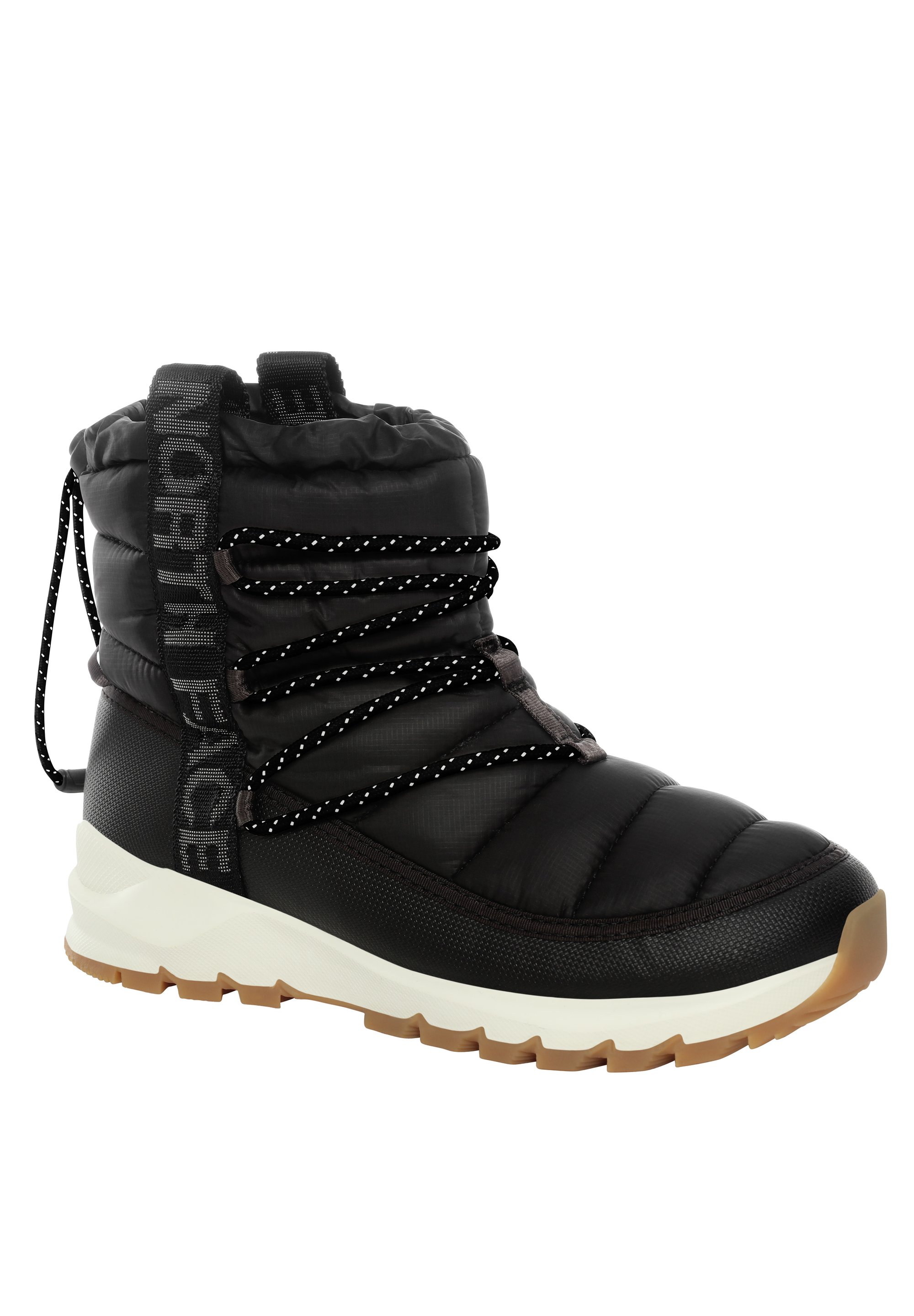 The North Face Thermoball Lace Up Winter Boots Tnf Black Whisper White Black Zalando De