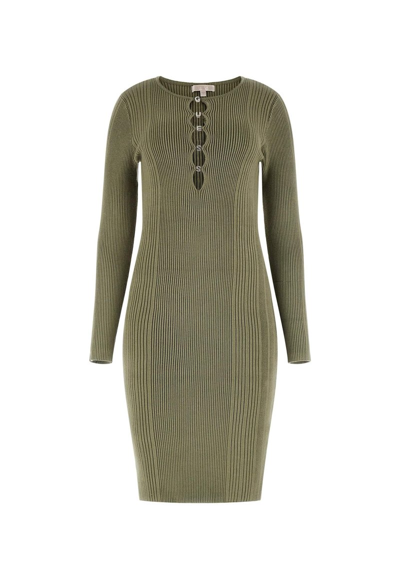 Guess Gebreide jurk groen Guess Gebreide jurk groen