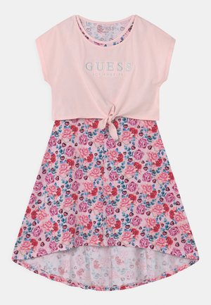 JUNIOR - Vestito di maglina - pink