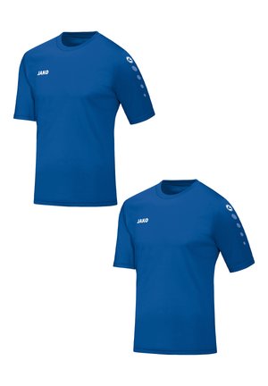 2ER-PACK KURZARM RUNDHALS   - Print T-shirt - blau