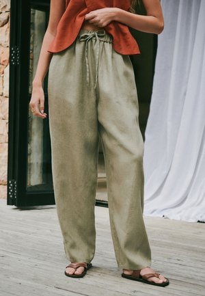 Next, Pantalon classique - khaki green