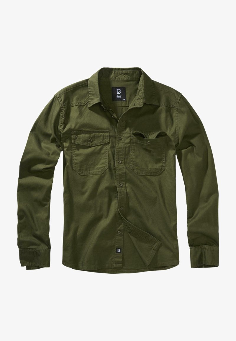 Brandit Button down-skjorte - olive