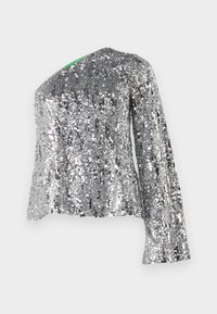 JXTARA SEQUIN ONE SHOULDER  - Topp - silver