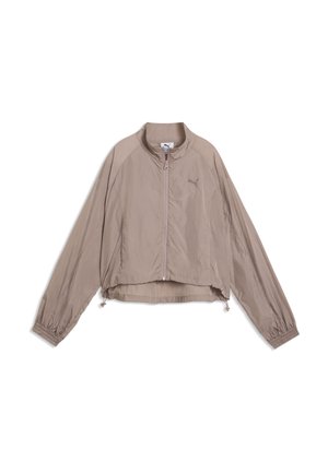 HER RELAXED REISSVERSCHLUSS - Trainingsvest - sandstone