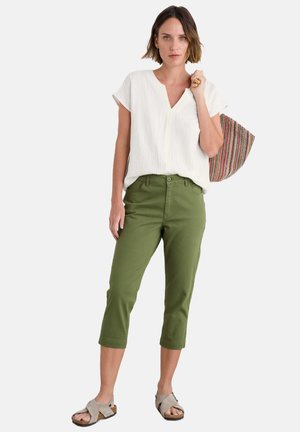ALBERT QUAY CROPS - Pantaloni - heath  heath