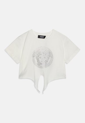 Versace MEDUSA GRECA - Marškinėliai su spaudiniu - bianco