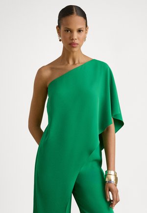 CAPE GEORGETTE ONE-SHOULDER JUMPSUIT - Kezeslábas - stem