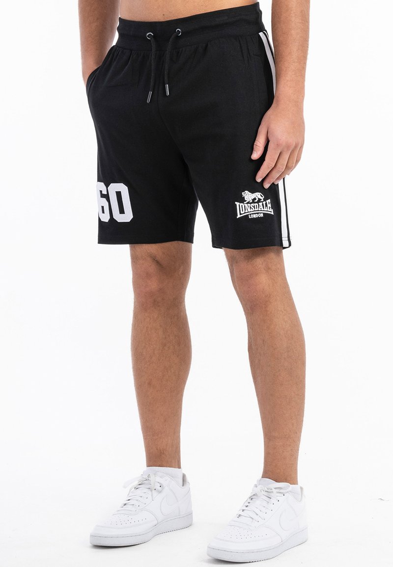 Lonsdale NORMALE PASSFORM MARWICK - Pantaloni sportivi - black white