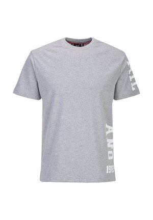 TAMARO SIDE LOGO - T-Shirt print - grey melange